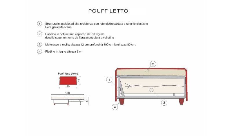 Pouf Letto Divani E Divani
